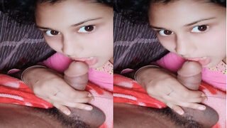 Sexy Desi Slim Wife Blowjob Part 1 | Viral MMS