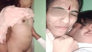 Desi Wife Boobs Pressing And Fucked | Viral MMS