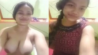 Desi Girl Shows Her Big Boobs | Viral MMS