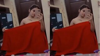 Desi Girl Record Selfie | Viral MMS