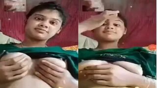 Desi Girl Shows Boobs For Lover | Viral MMS