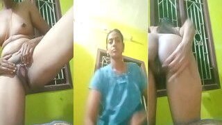 Desi Telugu Bhabhi Shows Nude Body | Viral MMS