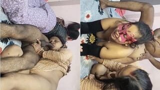 Desi Three Some BVlowjob And Fucking | Viral MMS