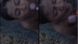 Desi Wife Blowjob And OuDoor Fucking | Viral MMS