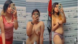 Sexy Desi Girl SHows Boobs | Viral MMS