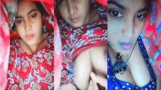 Sexy Desi Girl Shows Her Boobs And Pussy Part 2 | Viral MMS