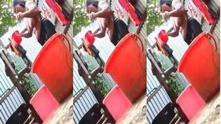 Sexy Desi Wife Bathing | Viral MMS