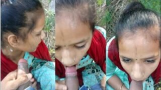Punjabi Sex Of A Punjaban Sucking A Dick Outdoors | Viral MMS