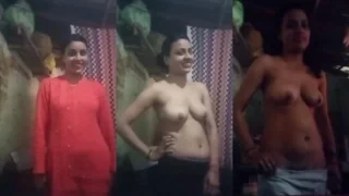 Horny Desi Girl Striping And Fingering Part 1 | Viral MMS