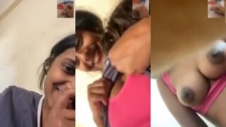 Sexy Desi Girl Shows Her Boobs On VC | Viral MMS