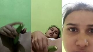 Horny Desi Girl Masturbating And Blowjob Part 1 | Viral MMS