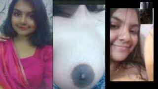 Sexy Desi Girl Shows Boobs On VC | Viral MMS