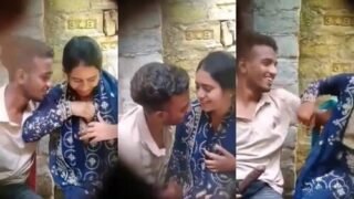 Desi Lover OutDoor Romance And Boobs Sucking | Viral MMS