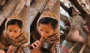 Horny Desi Bhabhi Blowjob And Fucking | Viral MMS